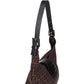 Fendi FF Monogram Baguette Buckle Shoulder Bag