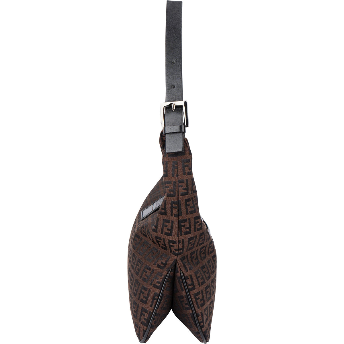 Fendi FF Monogram Baguette Buckle Shoulder Bag