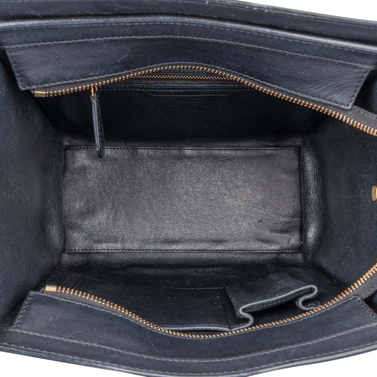 Céline Tricolor Leather Luggage Handbag