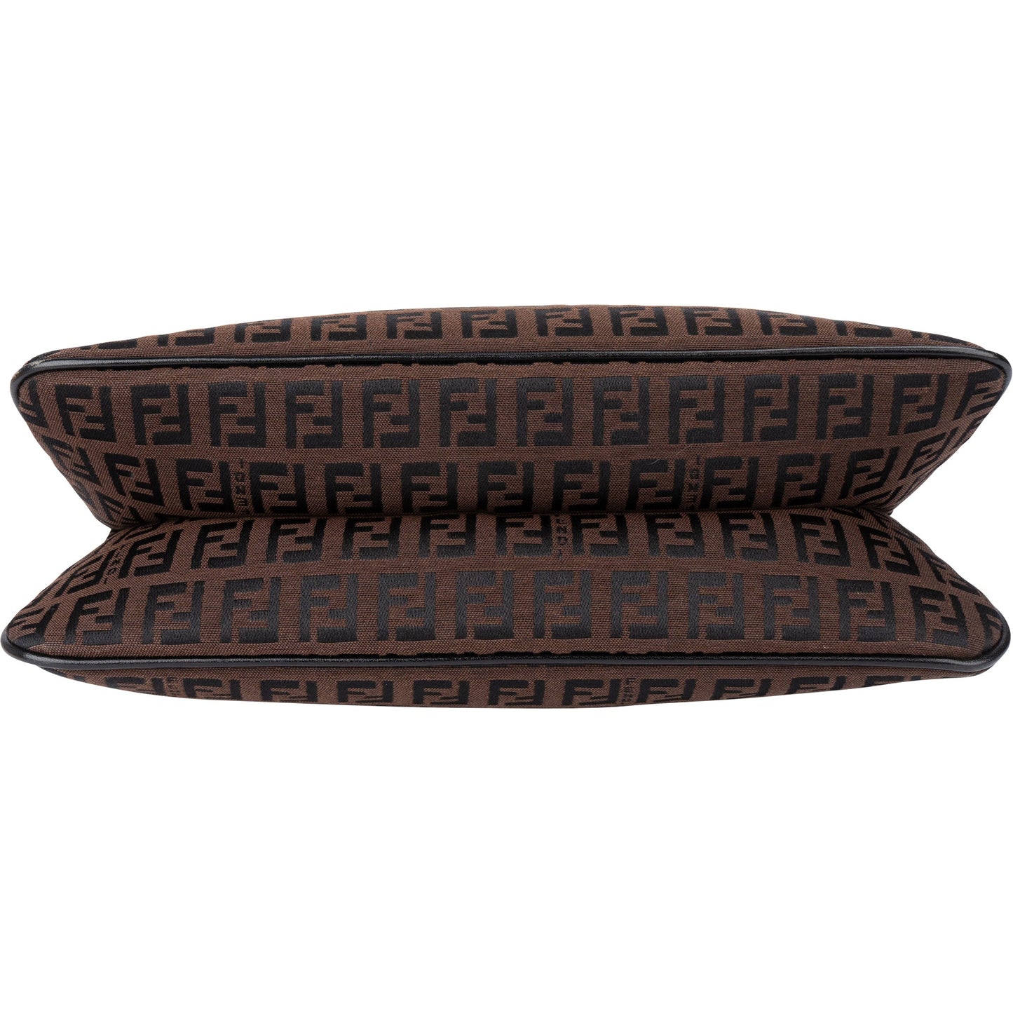 Fendi FF Monogram Baguette Buckle Shoulder Bag