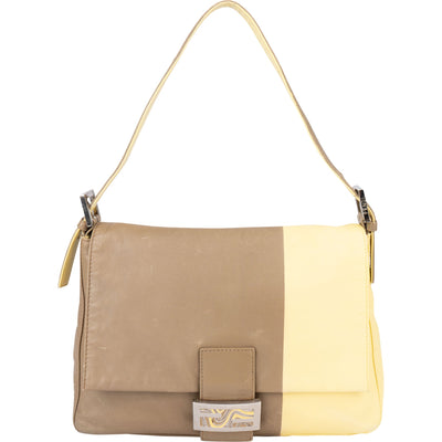 Fendi Limited Bicolor Leather Mamma Handbag