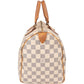 Louis Vuitton Damier Azur Monogram Speedy 30 Handbag