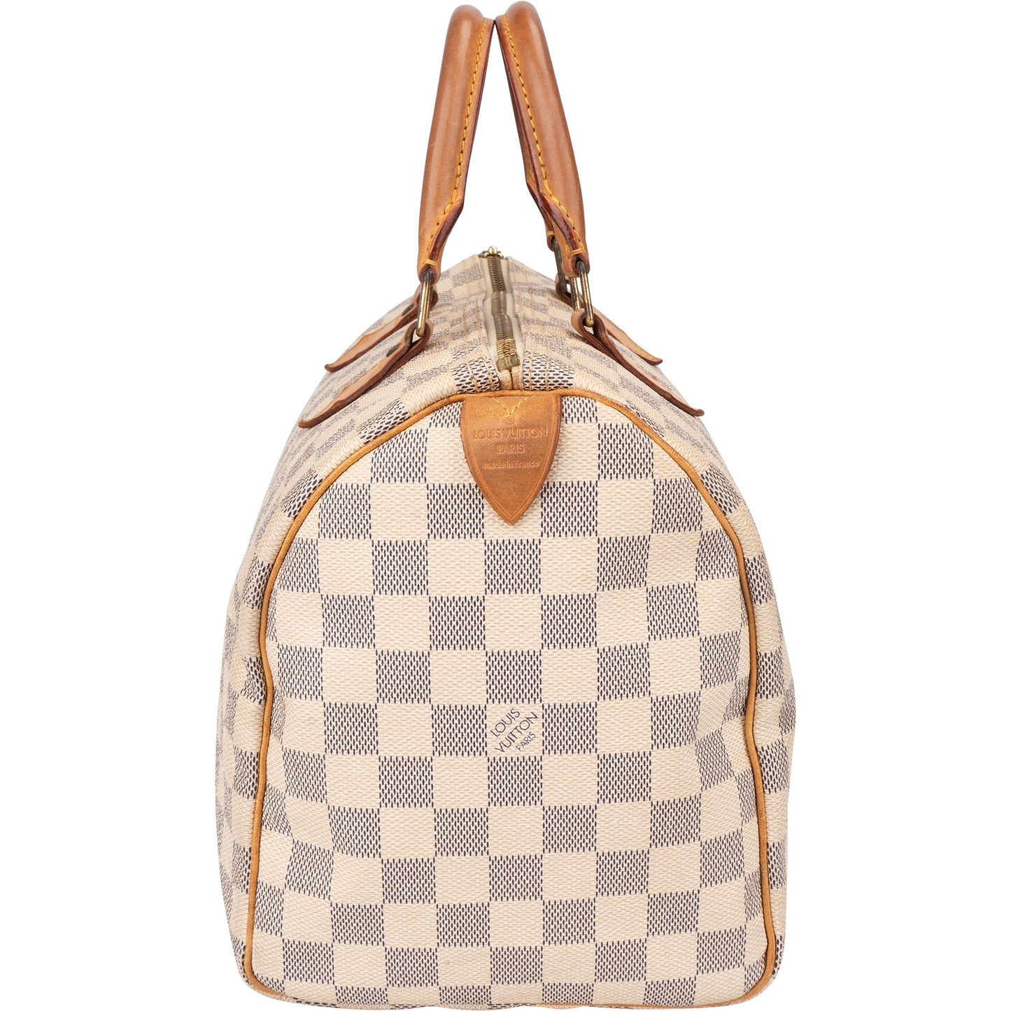 Louis Vuitton Damier Azur Monogram Speedy 30 Handbag