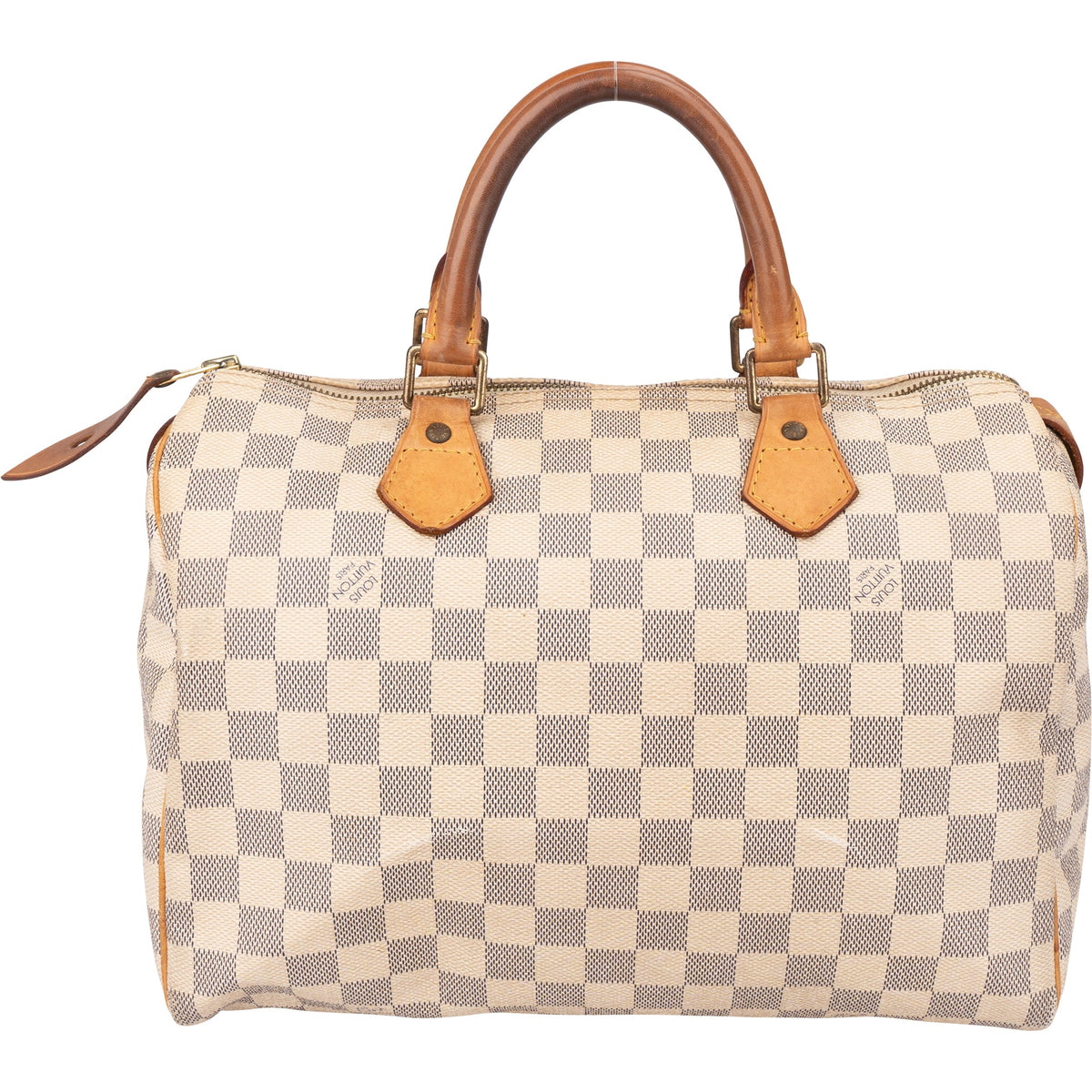 Louis Vuitton Damier Azur Monogram Speedy 30 Handbag