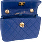 Chanel Quilted Lambskin 24K Gold Mini Single Flap Crossbody Bag