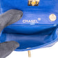 Chanel Quilted Lambskin 24K Gold Mini Single Flap Crossbody Bag
