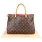 Louis Vuitton Canvas Monogram Pallas MM Handbag