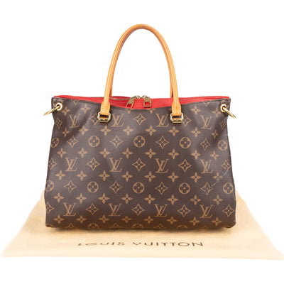 Louis Vuitton Canvas Monogram Pallas MM Handbag