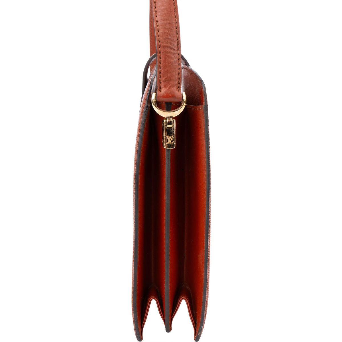 Louis Vuitton Cognac Epi Leather Capucines Crossbody Bag