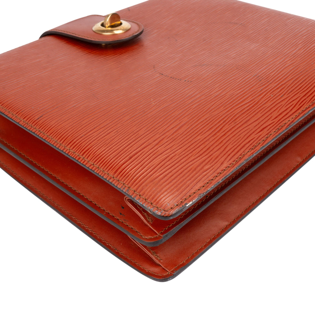 Louis Vuitton Cognac Epi Leather Capucines Crossbody Bag