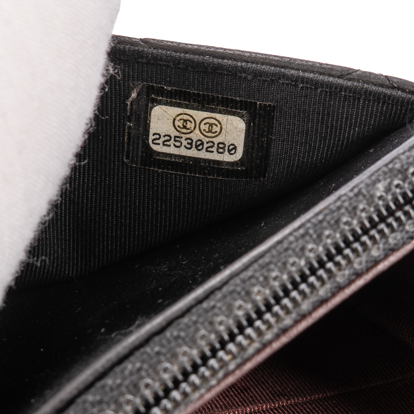 Chanel – Gesteppte Umhängetasche aus Lammleder mit Kette