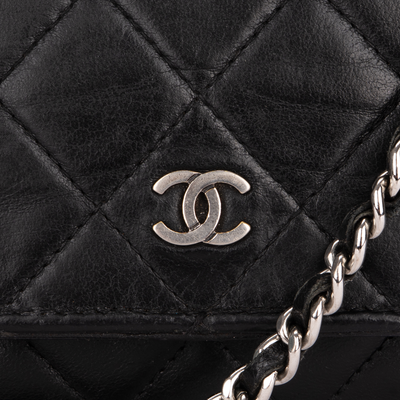 Chanel Quilted Lambskin Wallet On Chain Crossbody Bag