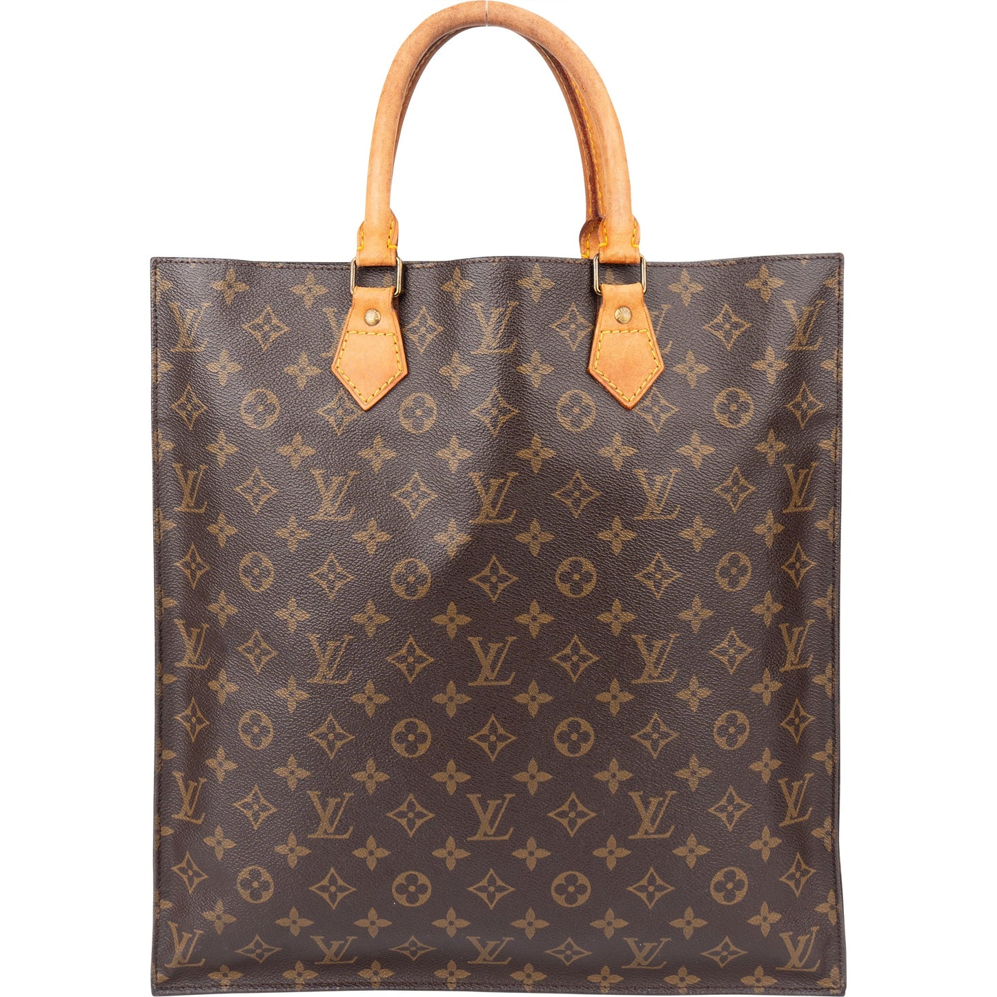 Louis Vuitton Canvas Monogram Sac Plat Handbag