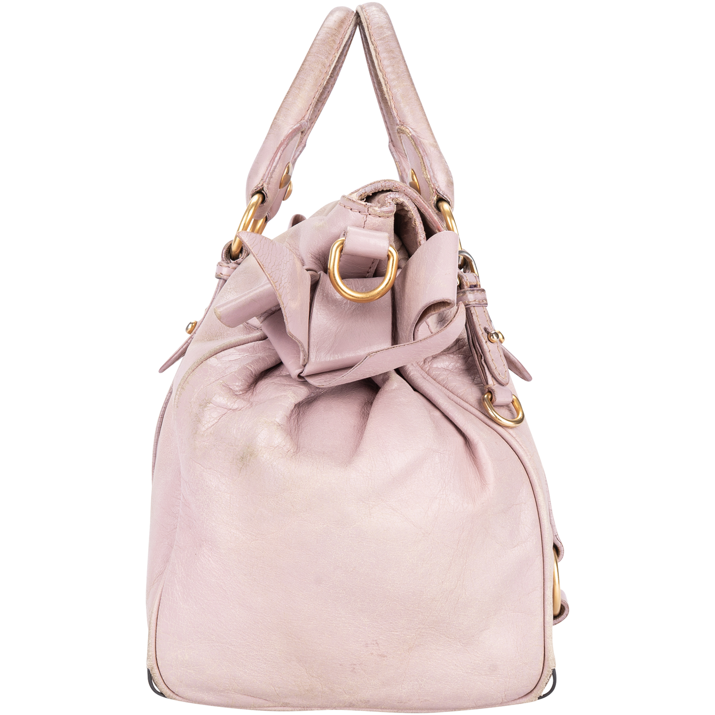 Miu Miu Classic Leather City Handbag
