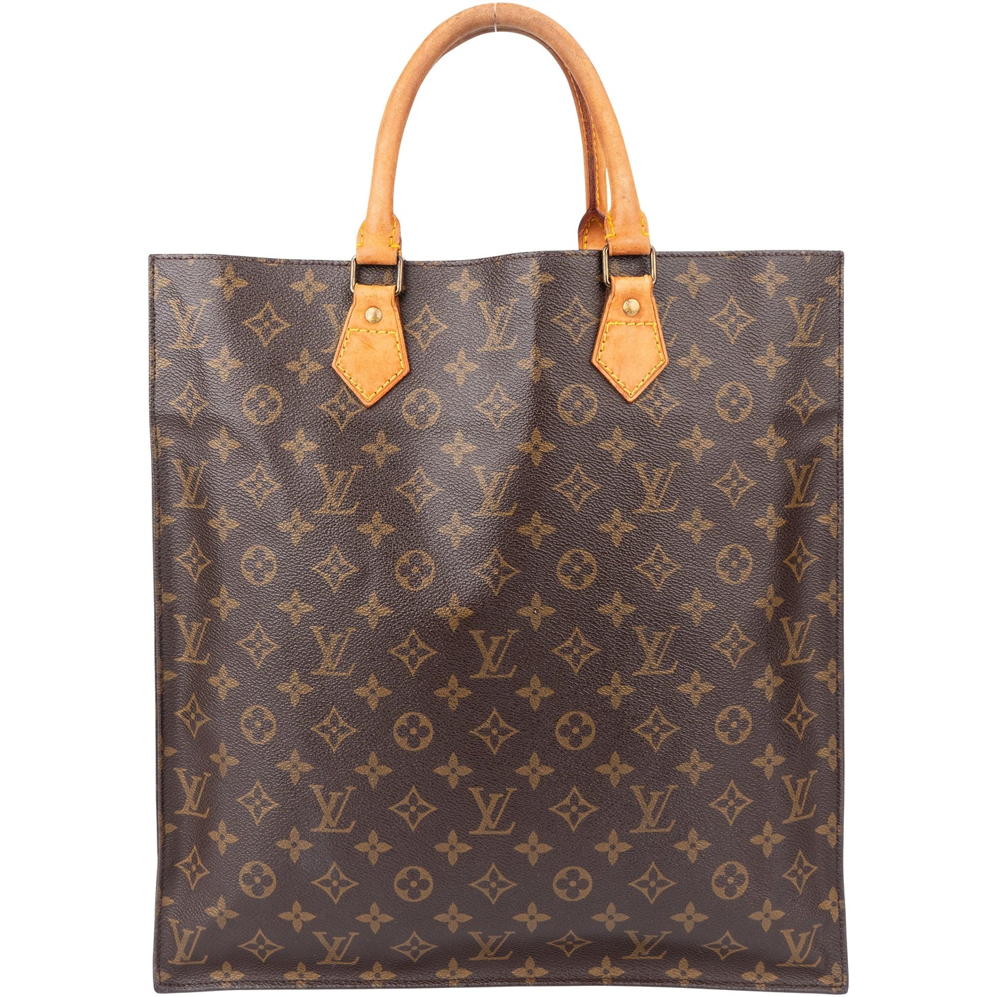 Louis Vuitton Canvas Monogram Sac Plat Handbag