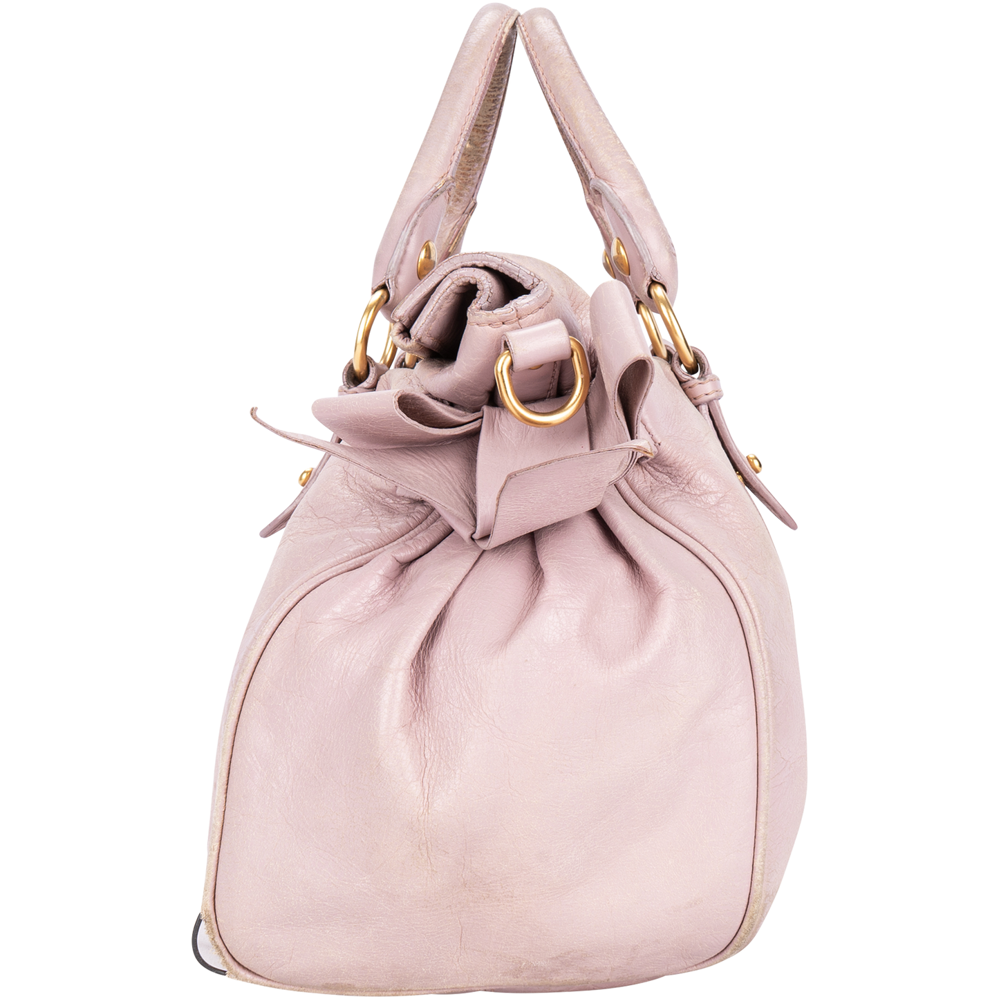 Miu Miu Classic Leather City Handbag