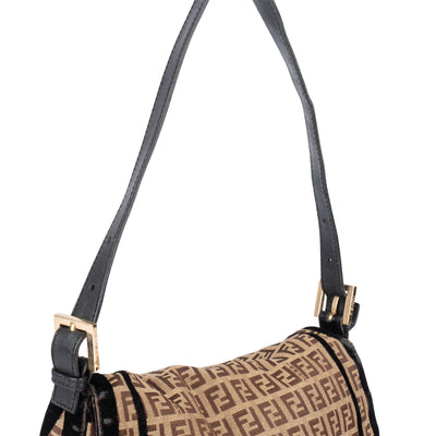 Fendi FF Monogram Limited Baguette Mamma Handbag