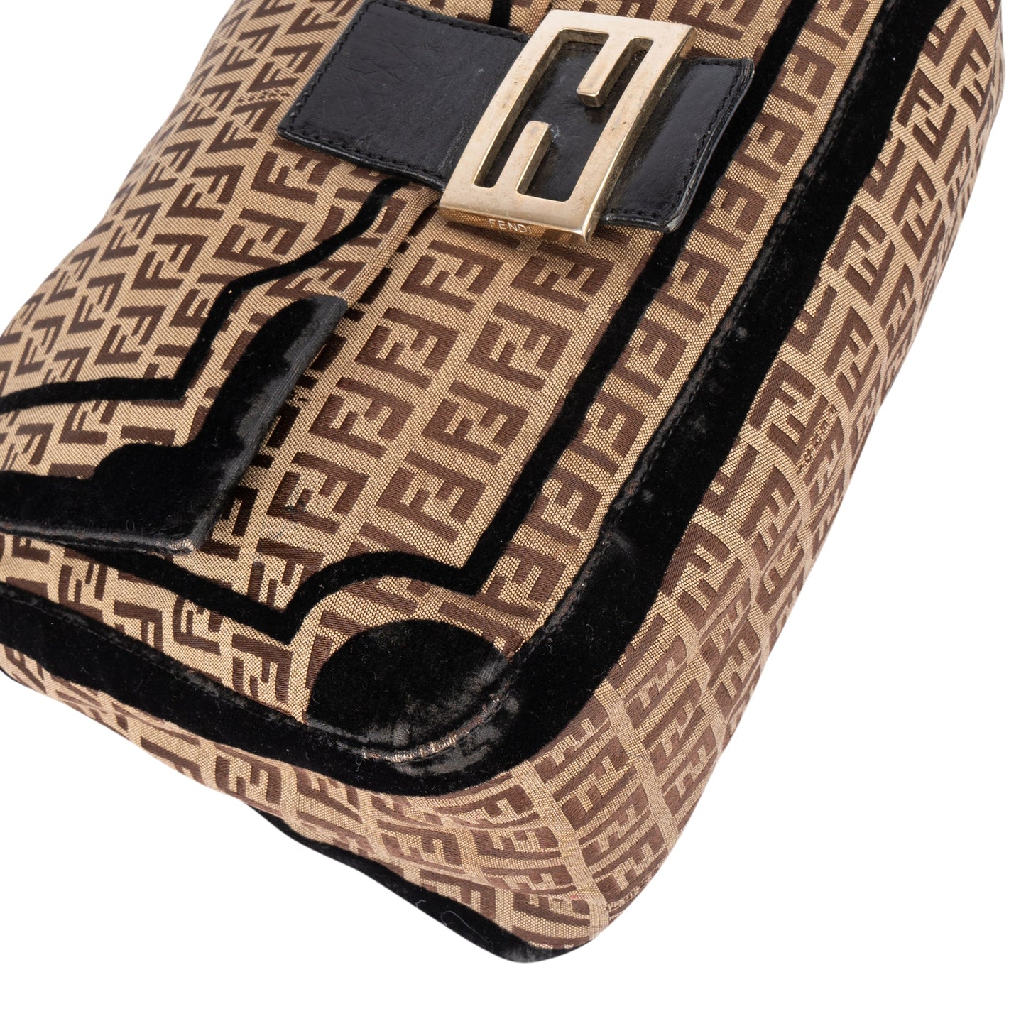 Fendi FF Monogram Limited Baguette Mamma Handbag