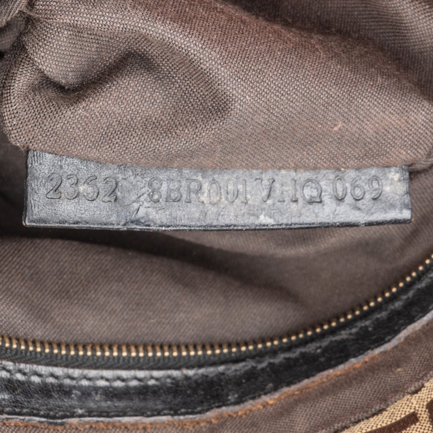 Fendi FF Monogram Limited Baguette Mamma Handbag
