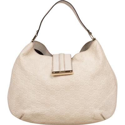 Gucci Leather GG Monogram Guccissima Handbag