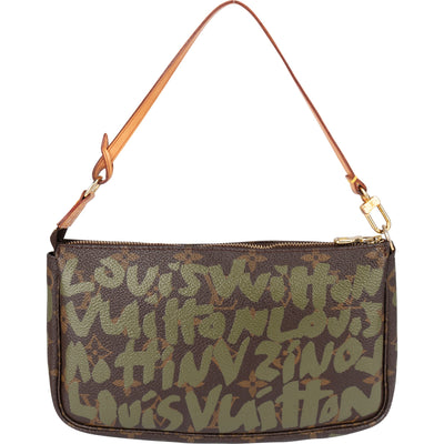 Louis Vuitton Limited Graffiti Pochette Accessoire Handbag