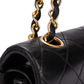 Chanel Quilted Lambskin 24K Gold Small Double Flap Crossbody Bag