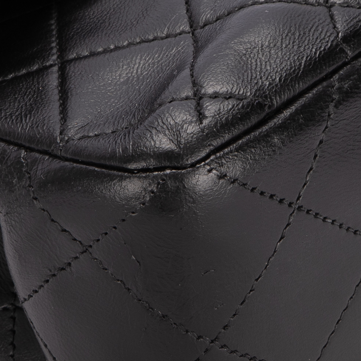 Chanel Quilted Lambskin 24K Gold Small Double Flap Crossbody Bag