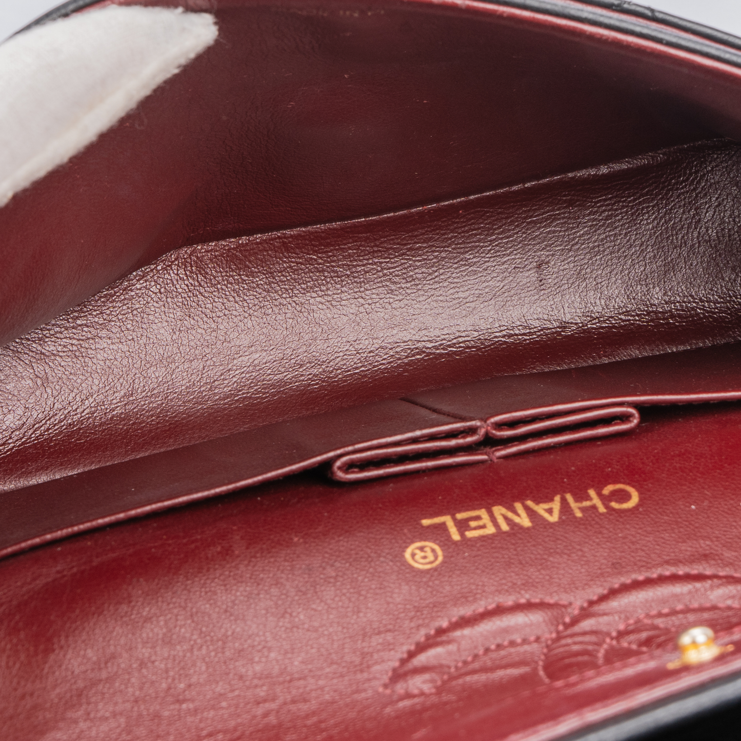 Chanel Quilted Lambskin 24K Gold Small Double Flap Crossbody Bag