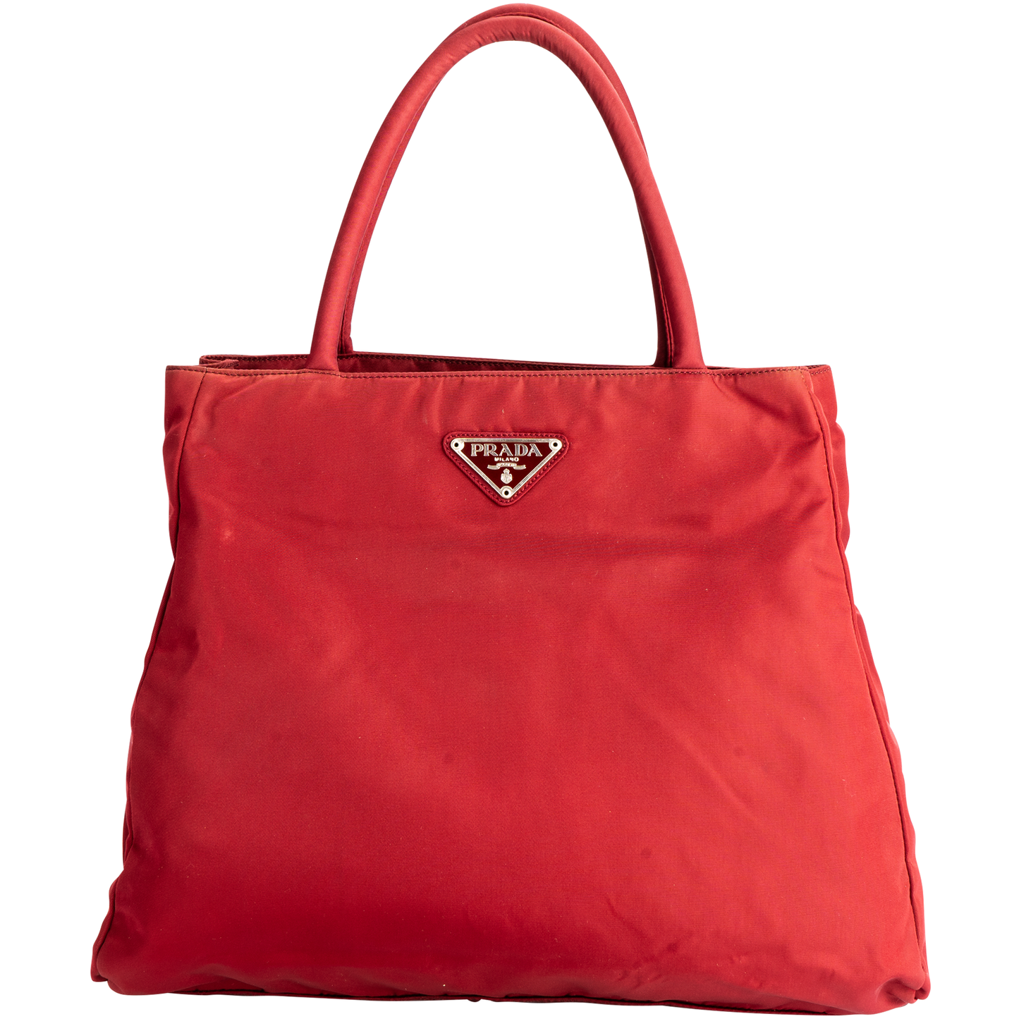 Prada Tessuto Red Nylon Handbag