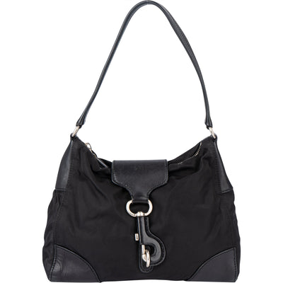 Prada Nylon Snap Link Shoulder Bag