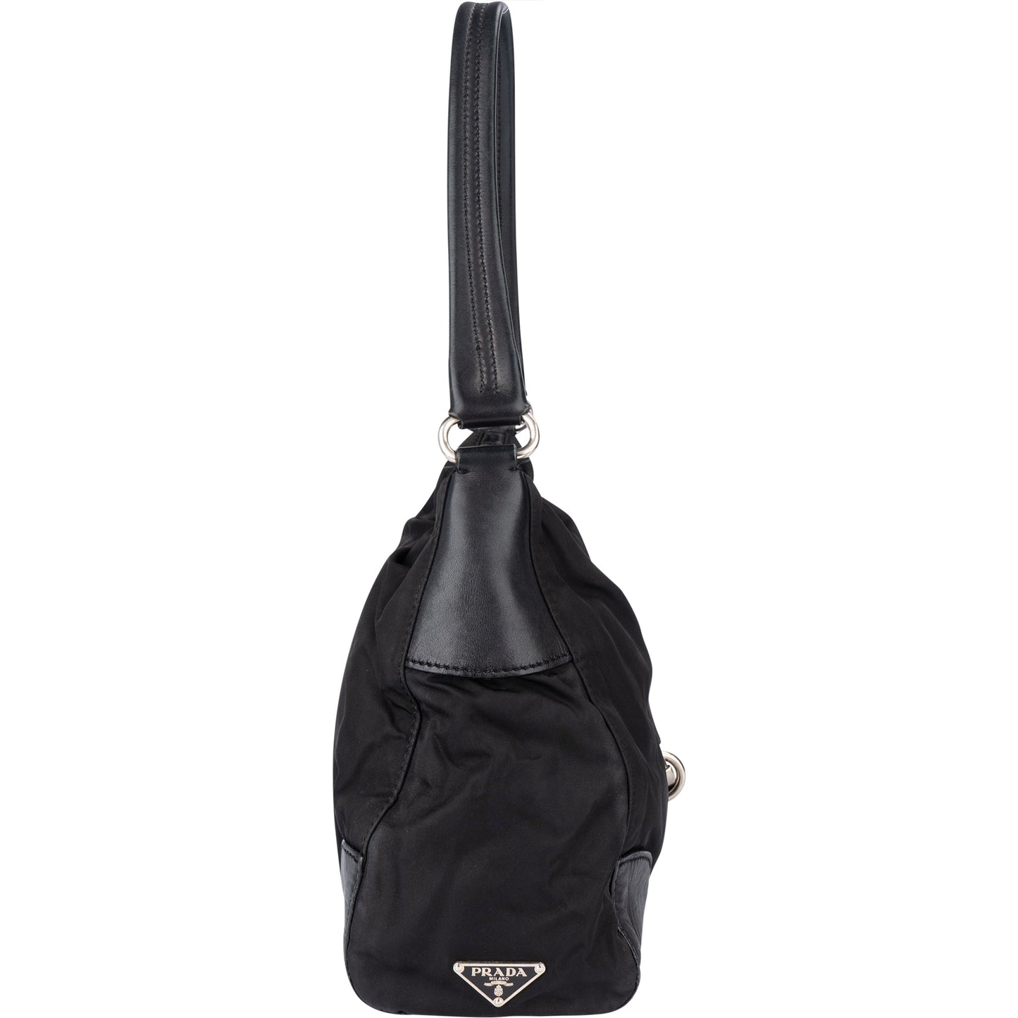 Prada Nylon Snap Link Shoulder Bag