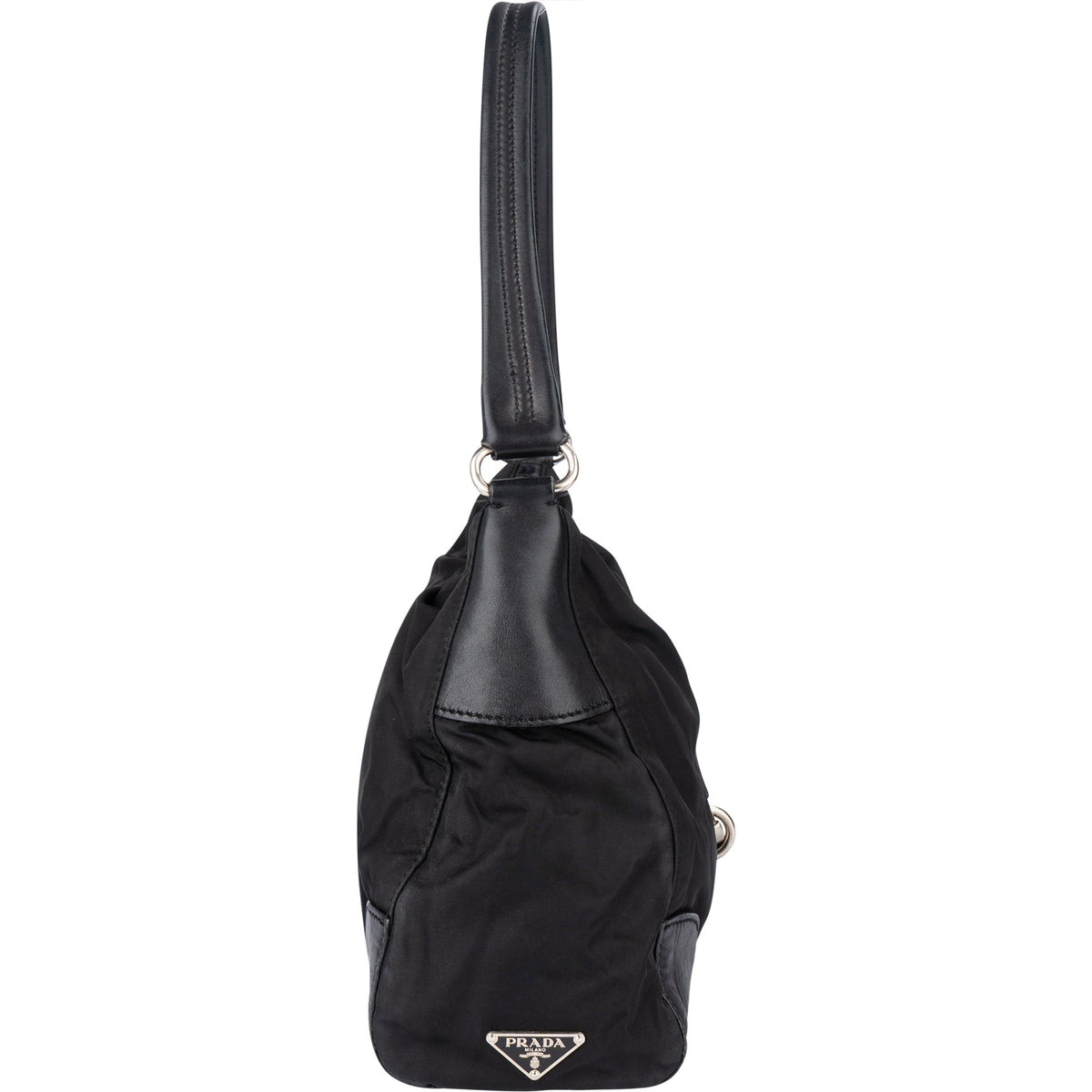 Prada Nylon Snap Link Shoulder Bag