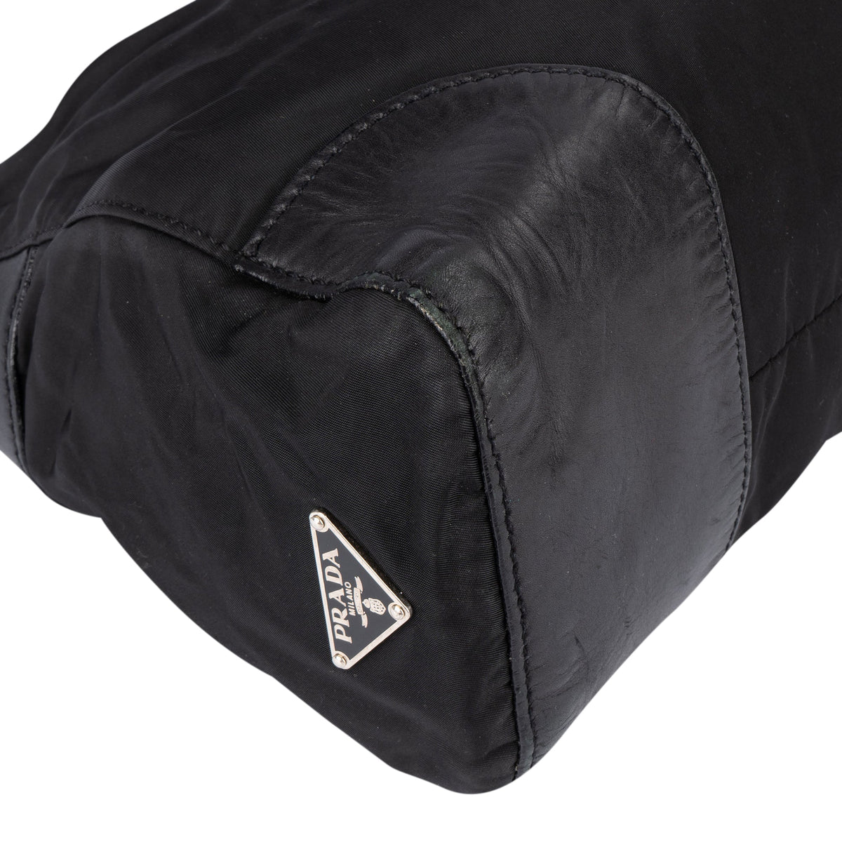 Prada Nylon Snap Link Shoulder Bag