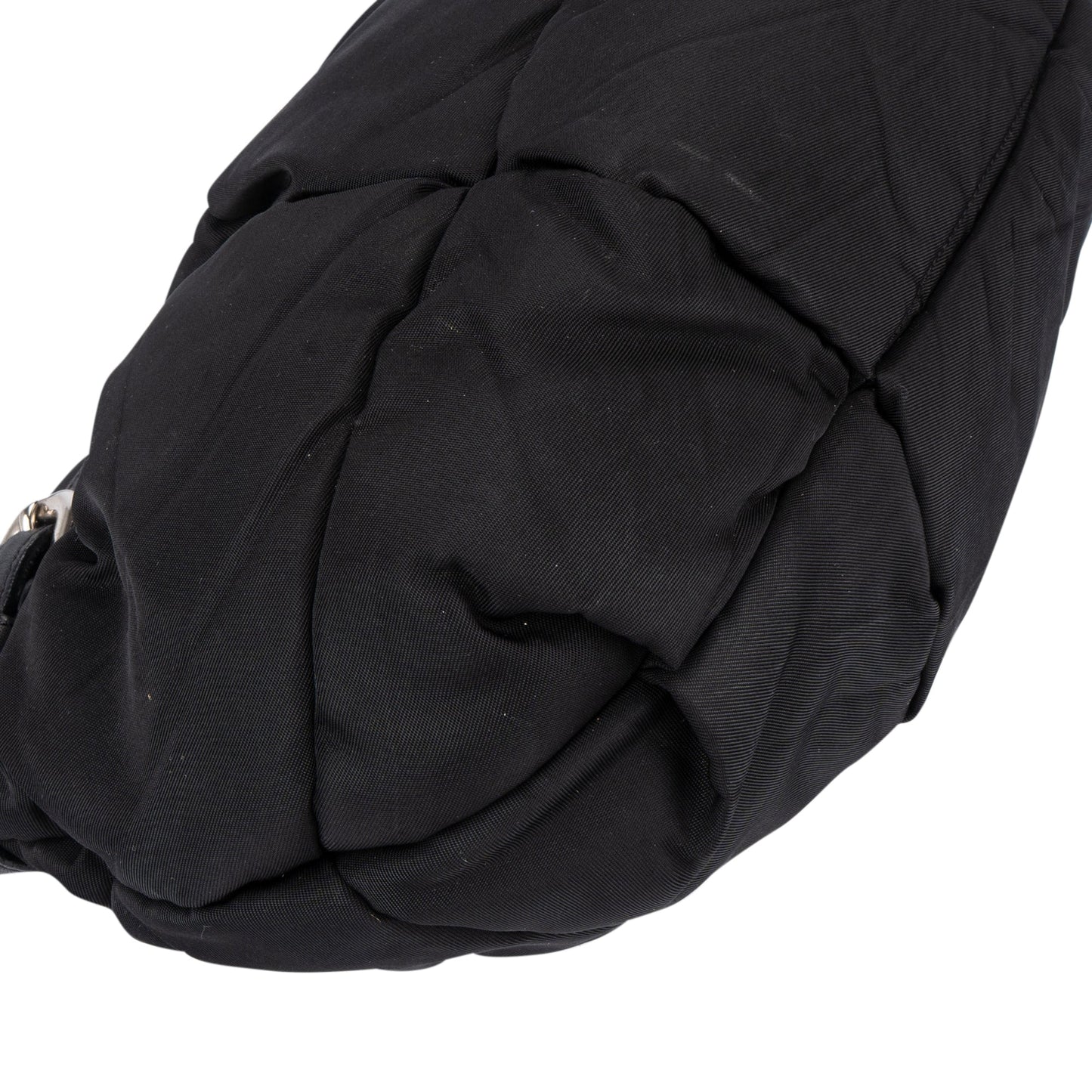 Prada Black Nylon Puffer Shoulder Bag