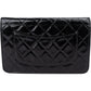 Chanel Quilted Patent Leather 2.55 Wallet On Chain Crossbody Bag