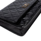 Chanel Quilted Patent Leather 2.55 Wallet On Chain Crossbody Bag