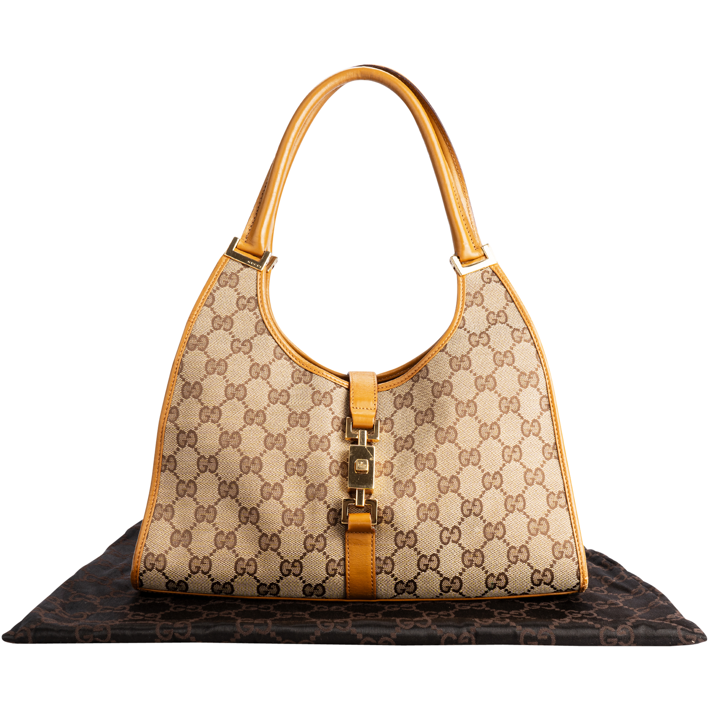 Gucci Monogram Jackie Shoulder Bag