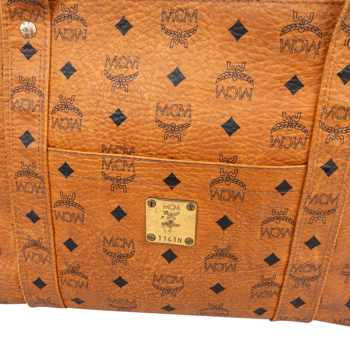 MCM Visetos Monogram Shoulder Bag