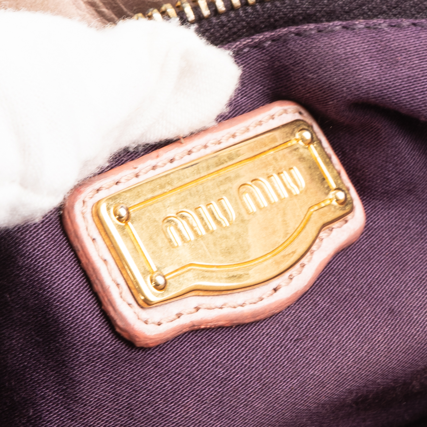 Miu Miu Matelassé Two-way Handbag