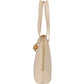 Chanel White Leather CC Shoulder Bag