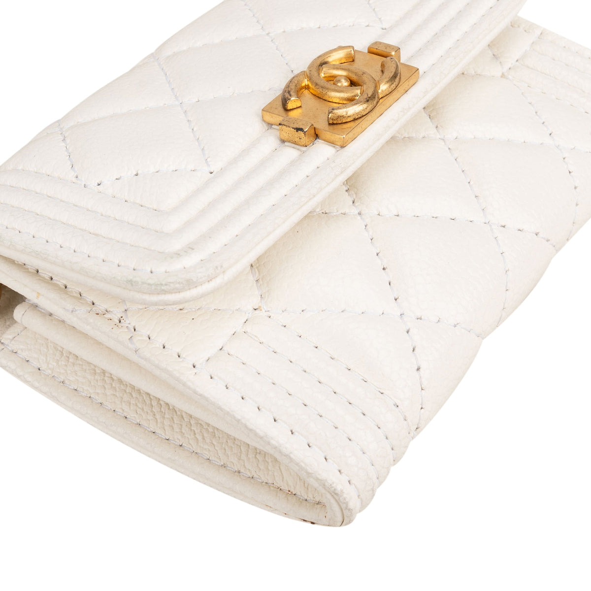Chanel Quilted Lambskin Box Micro Single Flap Crossbody Bag