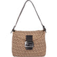 Fendi FF Monogram Baguette Buckle Handbag