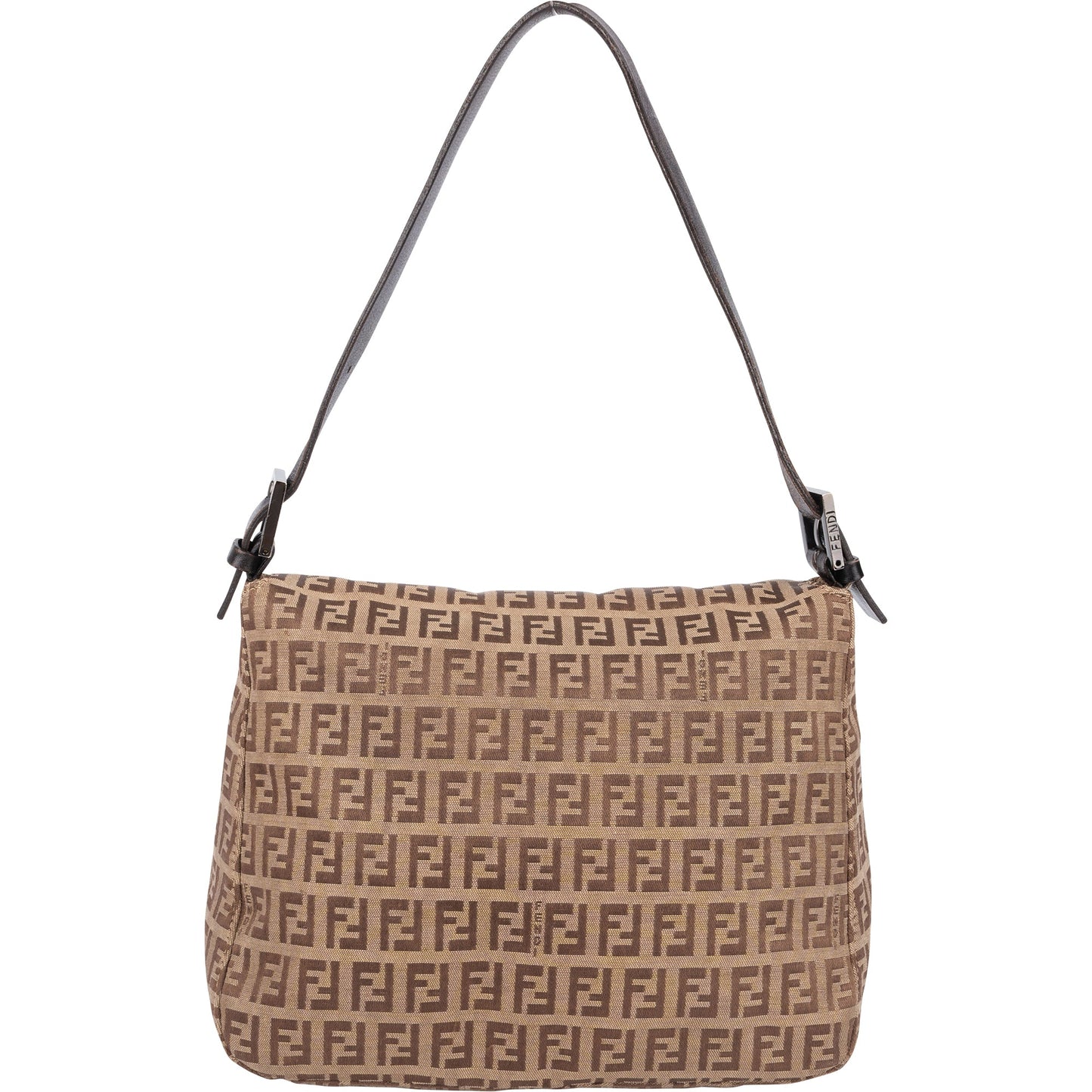 Fendi FF Monogram Baguette Buckle Handbag