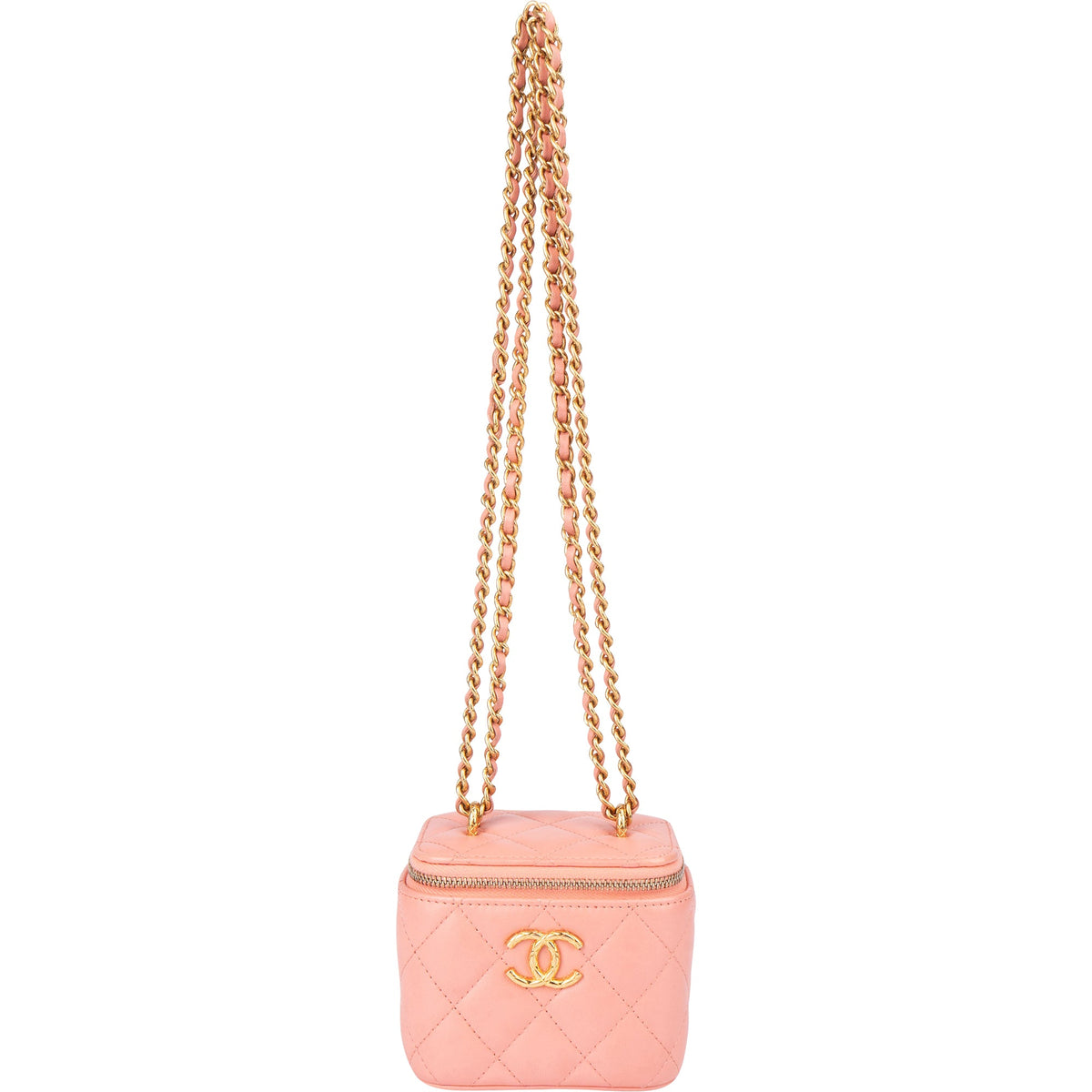 Chanel Quilted Lambskin Vanity CC Crossbody Bag