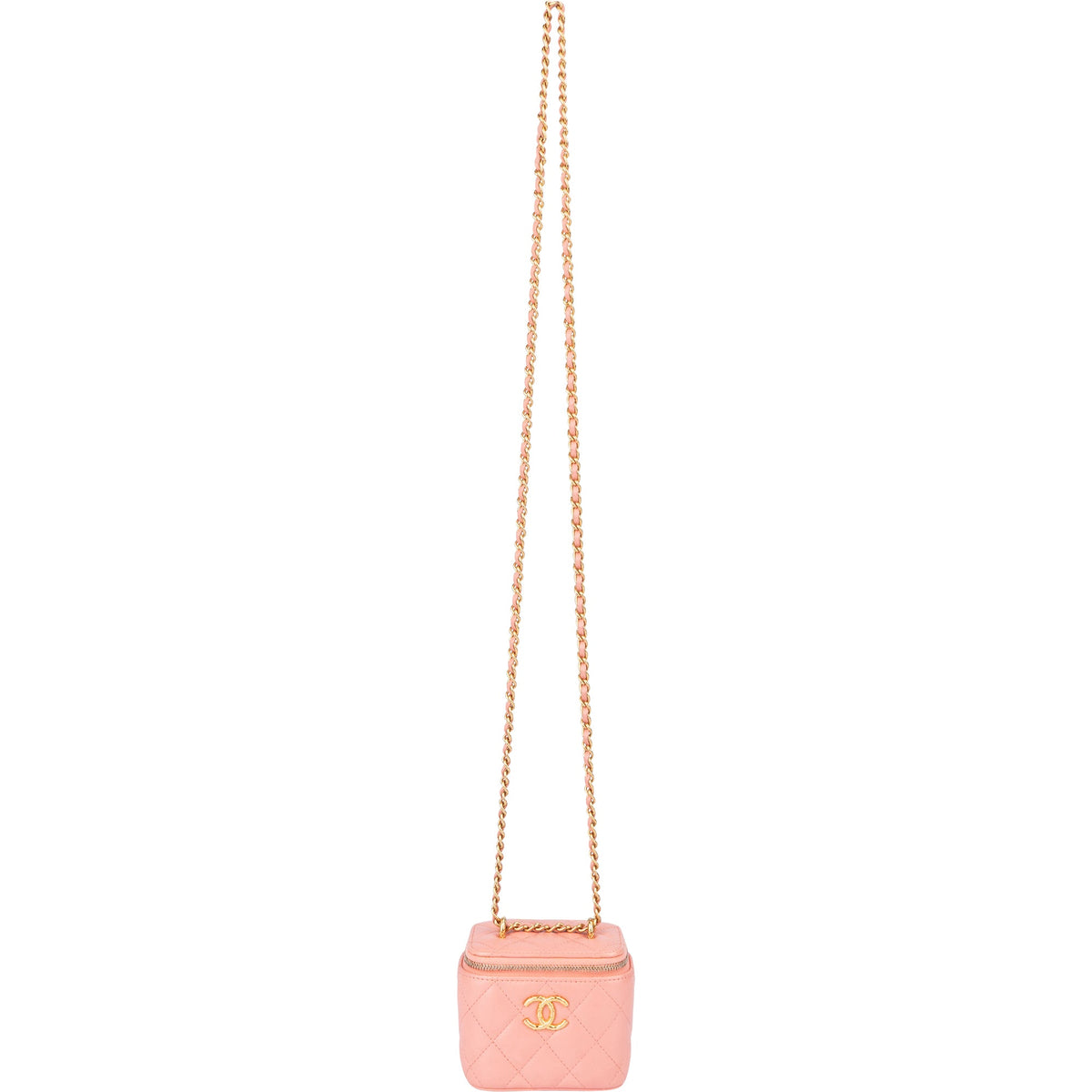 Chanel Quilted Lambskin Vanity CC Crossbody Bag