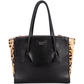 Prada Leopard Print Calf Hair Twin Pocket Tote