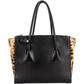 Prada Leopard Print Calf Hair Twin Pocket Tote