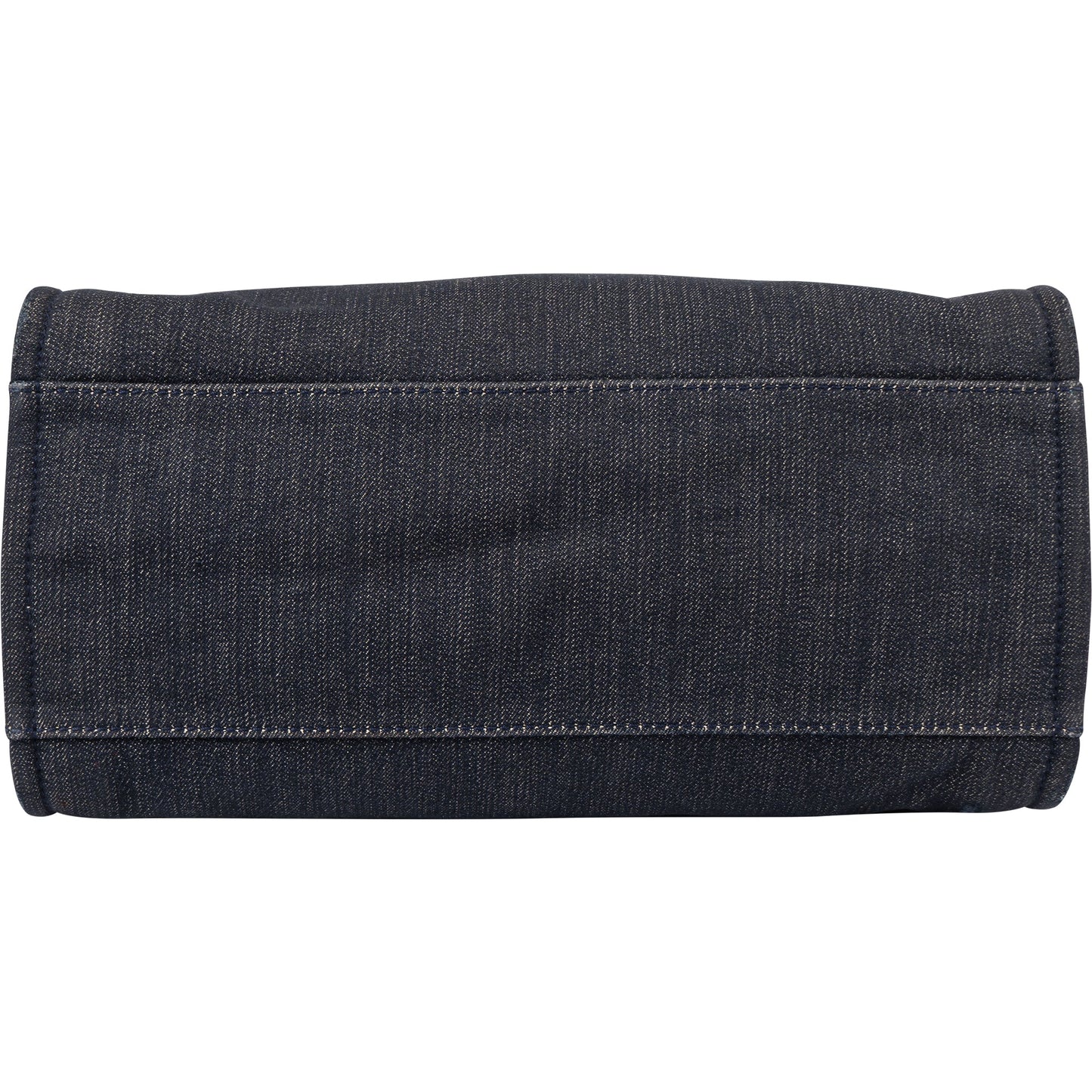 Chanel  Bleu Cotton Deauville Handbag