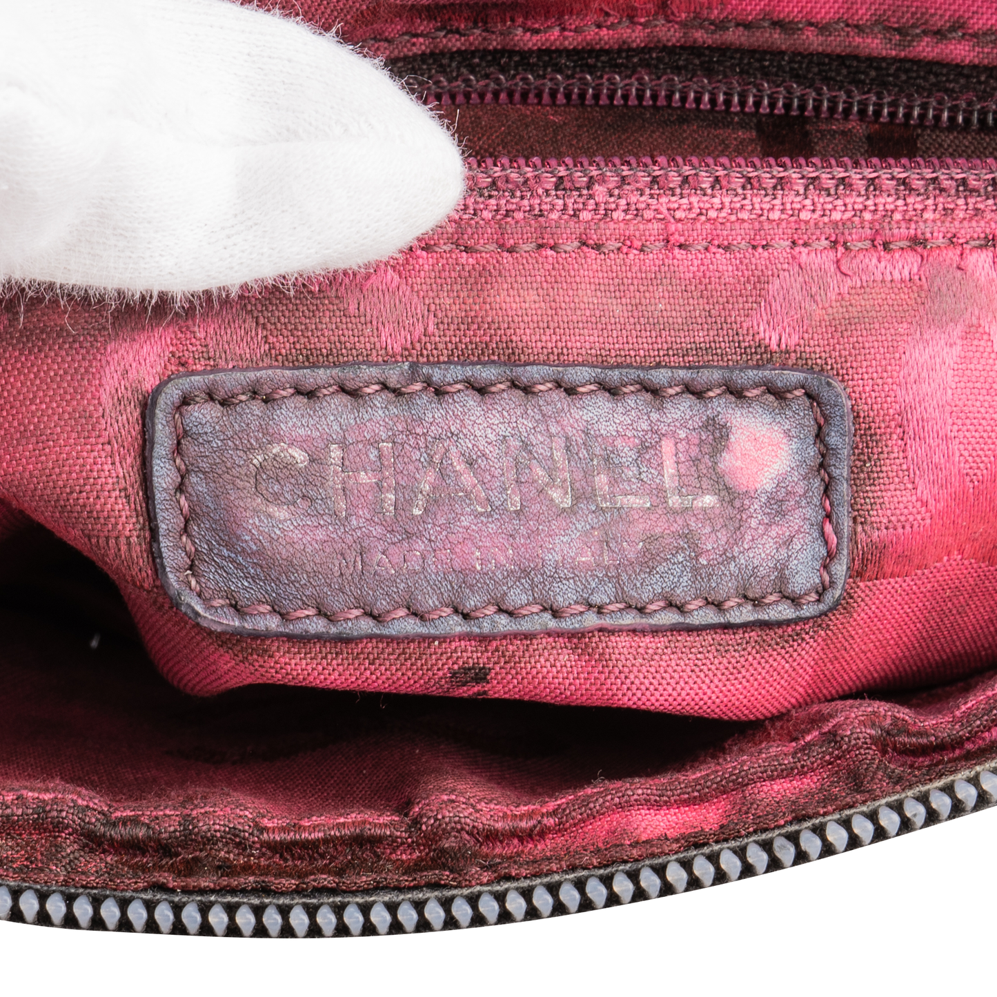 Chanel  Calfskin Quilted Cambon Pochette Black