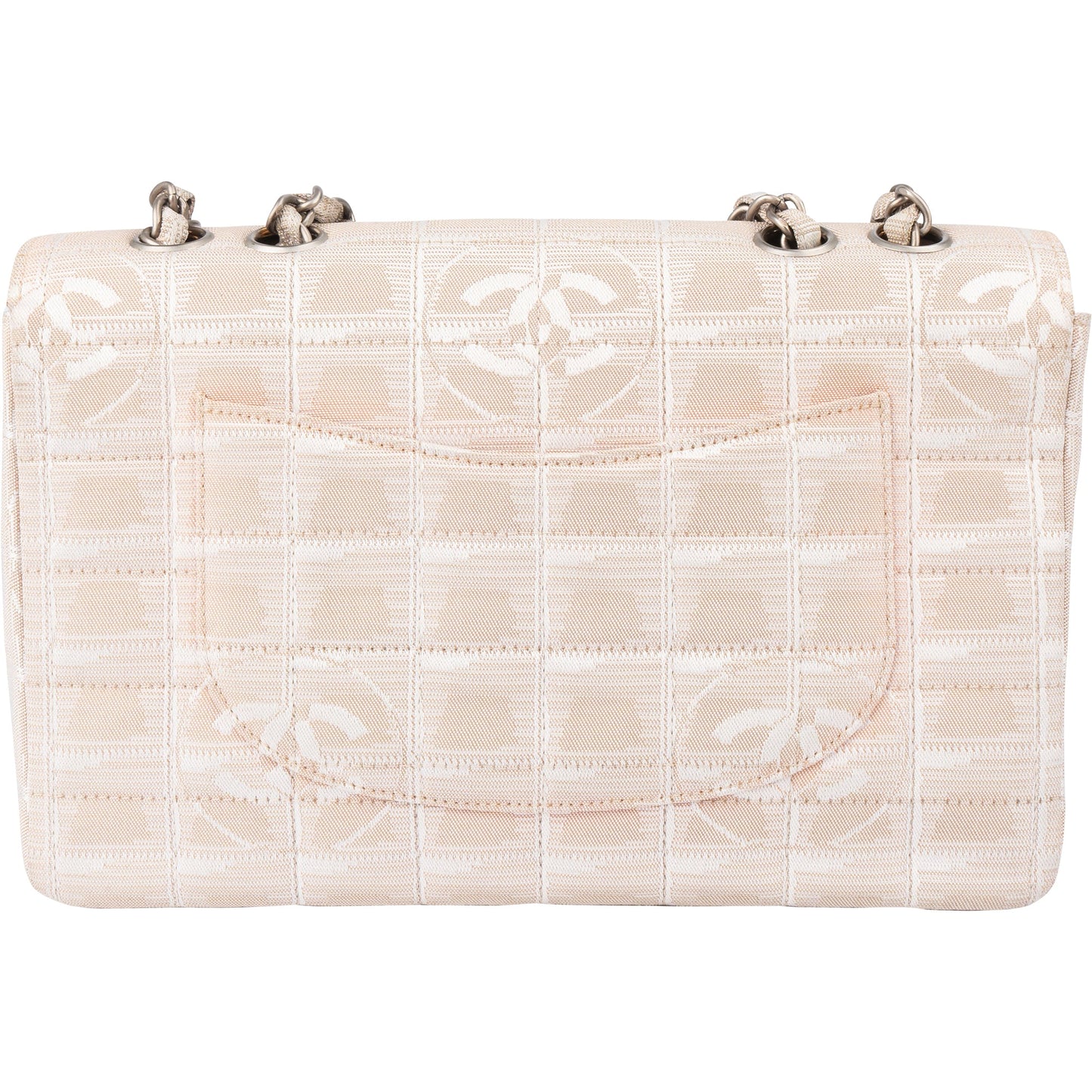 Chanel Travel Line Monogram Single Flap Crossbody Bag